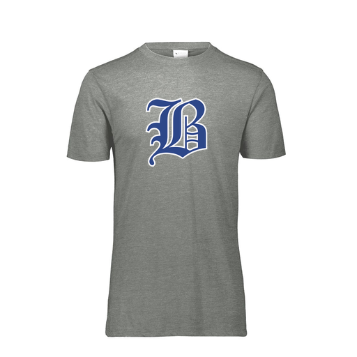 [FTSCUBGY-AS-LOGO2] Decker Men's Tri-Blend T-Shirt - Short Sleeve (Adult S, Gray, Logo 2)