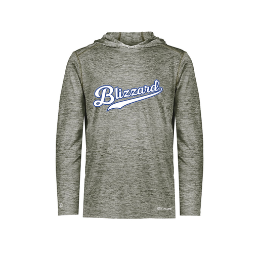 [FOLHCGGY-YS-LOGO3] Decker Youth Charge Hoodie (Youth S, Gray, Logo 3)