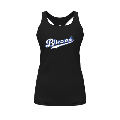 [CUS-DFW-RCBK-PER-BLK-FYS-LOGO3] Racerback Tank Top (Female Youth S, Black, Logo 3)