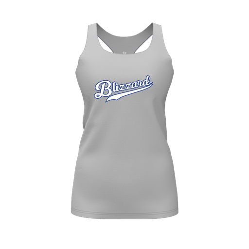 [CUS-DFW-RCBK-PER-GRY-FYS-LOGO3] Racerback Tank Top (Female Youth S, Gray, Logo 3)