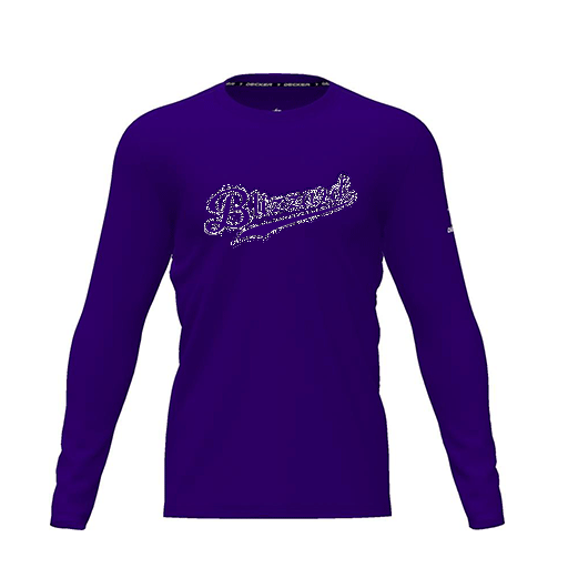 [CUS-DRIF-TEES-PER-CNK-LSL-PUR-YXS-LOGO3] Dri Fit Performance T-Shirt (Youth XS, Purple, Logo 3, Long Sleeve)