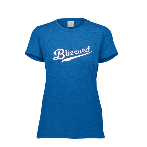 [FTSCUBRY-FAXS-LOGO3] Decker Women's Tri-Blend T-Shirt - Short Sleeve (Female Adult XS, Royal, Logo 3)