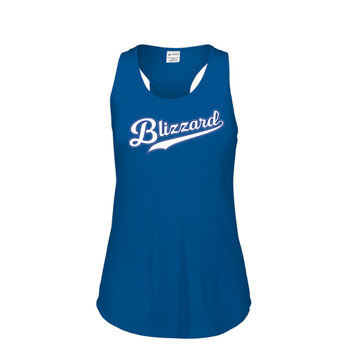 [3078.U55.S-LOGO3] Ladies Tri Blend Tank Top (Female Adult S, Royal, Logo 3)