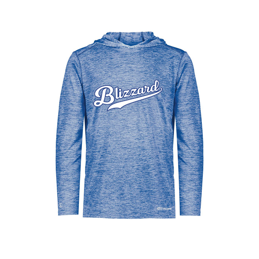 [FOLHCGRY-YS-LOGO3] Decker Youth Charge Hoodie (Youth S, Royal, Logo 3)