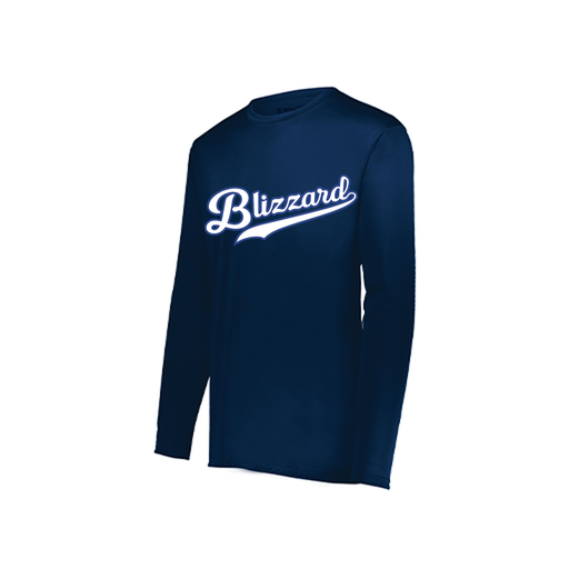 [222822.065.XS-LOGO3] Men's LS Smooth Sport Shirt (Adult XS, Navy, Logo 3)