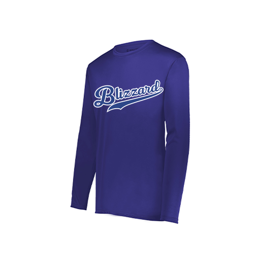 [222822.747.XS-LOGO1] Men's LS Smooth Sport Shirt (Adult XS, Purple, Logo 1)