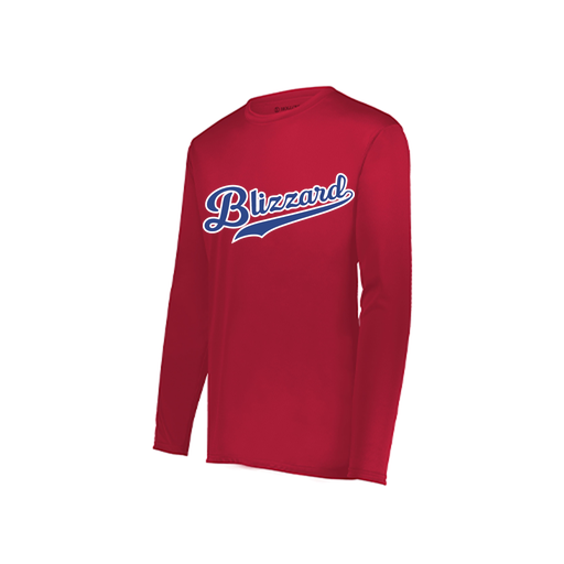 [222822.083.XS-LOGO1] Men's LS Smooth Sport Shirt (Adult XS, Red, Logo 1)