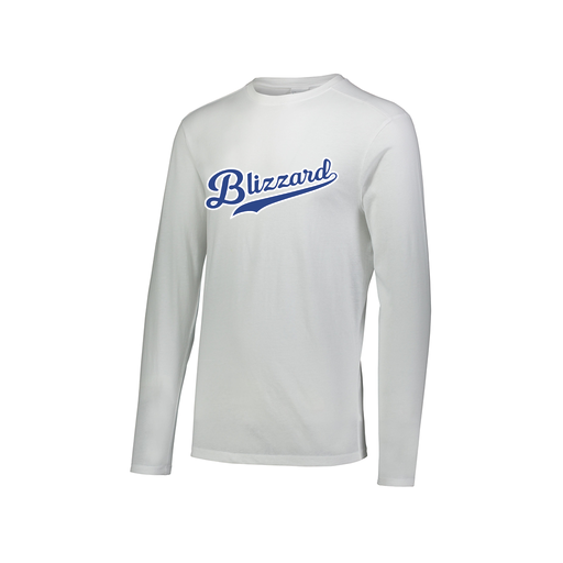 [FTLCUBWH-AXS-LOGO1] Decker Men's Tri-Blend T-Shirt - Long Sleeve (Adult XS, White, Logo 1)