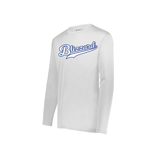 [222823.005.S-LOGO3] Youth LS Smooth Sport Shirt (Youth S, White, Logo 3)