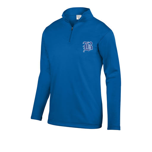 [FOLQFFRY-YS-LOGO2] Decker Youth FlexFleece 1/4 Zip (Youth S, Royal)