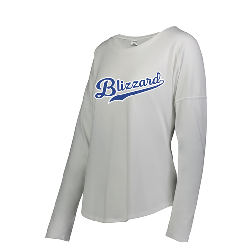 [3077.005.S-LOGO1] Ladies LS Ultra-blend T-Shirt (Female Adult S, White, Logo 1)