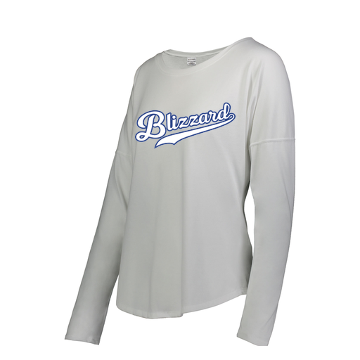 [FTLCUBWH-FAS-LOGO3] Decker Women's Tri-Blend T-Shirt - Long Sleeve (Female Adult S, White, Logo 3)