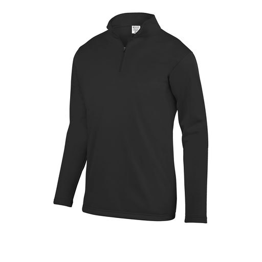 [DFW-FFQZ-BLK-AS-LOGO5] Decker Men's FlexFleece 1/4 Zip (Adult S, Black, Logo 5)